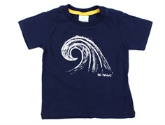 En Fant t-shirt navy print wave